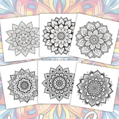 1pc,Teen Colouring Book - 30 Sheet Spiral Colouring Book, 8.3x 8.3 inches, 100gsm Thick Paper, Christmas, Halloween Gift
