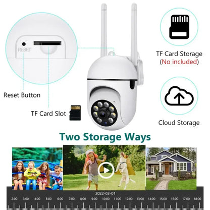 Wifi Camera New 4X Digital Zoom AI Human Detect Wireless Cameras for home security Surveillance IP CCTV indoor outdoor