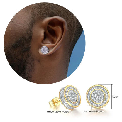 Hip-hop Ice Studded Earring for Men