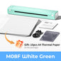 Phomemo M08F A4 Portable Thermal Printer 8.26"x11.69" A4 Thermal Paper Wireless Mobile Travel Printer Android iOS Laptop Printer