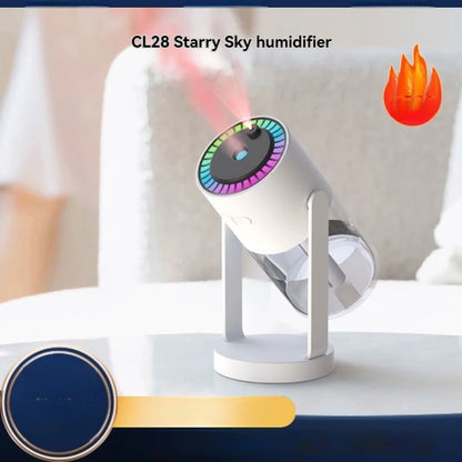 Starry Sky Top Humidifier CL28 Moving Head Humidifier Desktop Silent Aromatherapy Machine Projector Colorful Night Light Rotatin