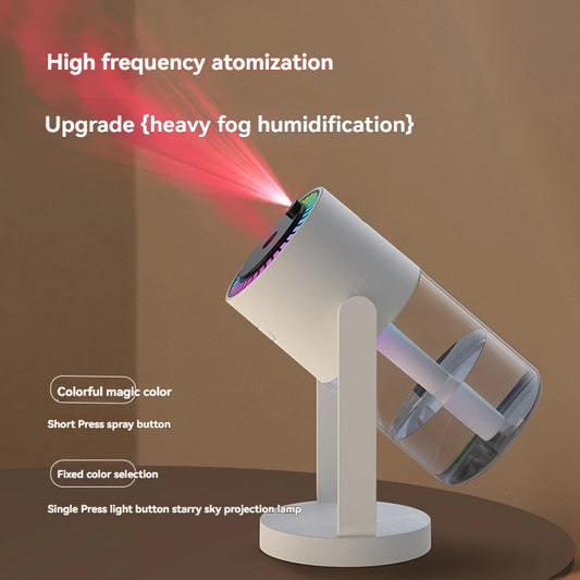 Starry Sky Top Humidifier CL28 Moving Head Humidifier Desktop Silent Aromatherapy Machine Projector Colorful Night Light Rotatin