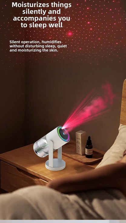 Star Projection Device Humidifier USB Ultrasonic Car Air Humidifier Household Hydrating Nebulizer