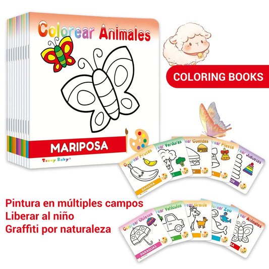"Colorear Animales" Coloring Books for Kids - Draw & Explore Nature Children Painting