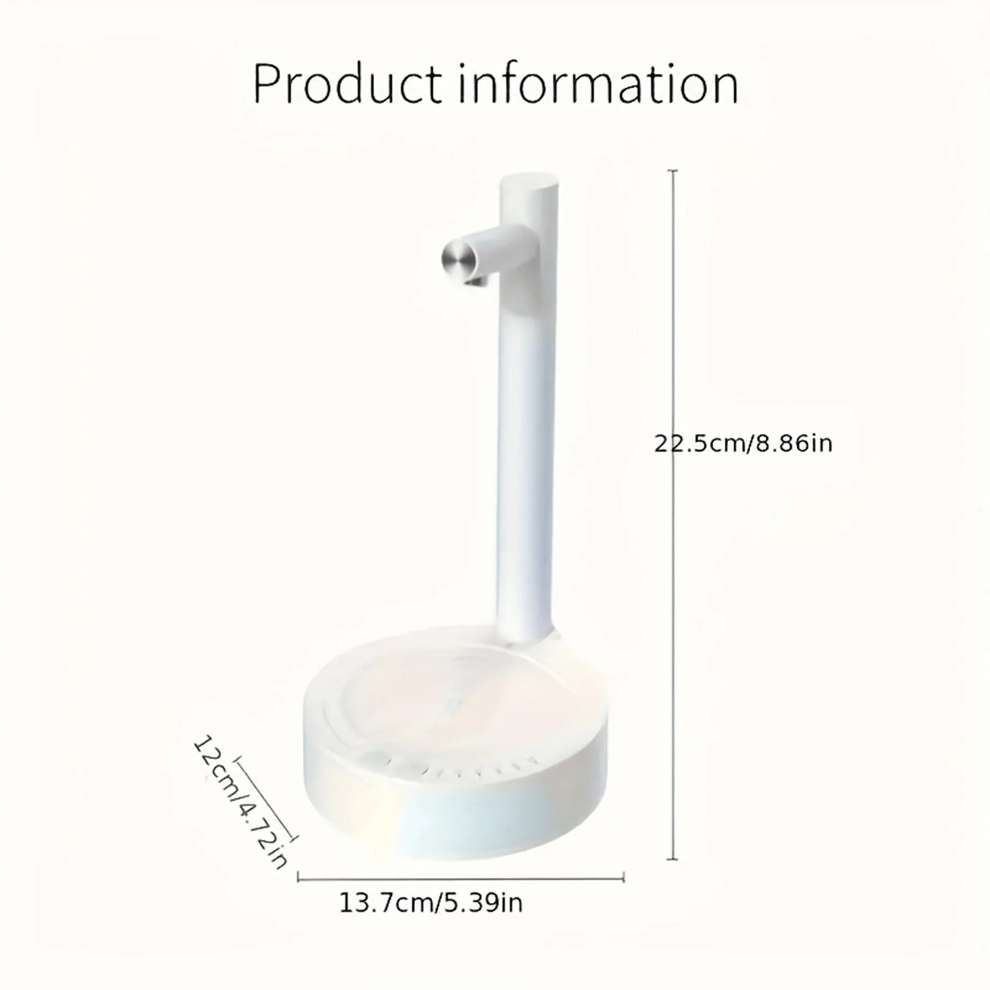 1 intelligent desktop water dispenser, outdoor bucket automatic water dispenser and water absorption device.