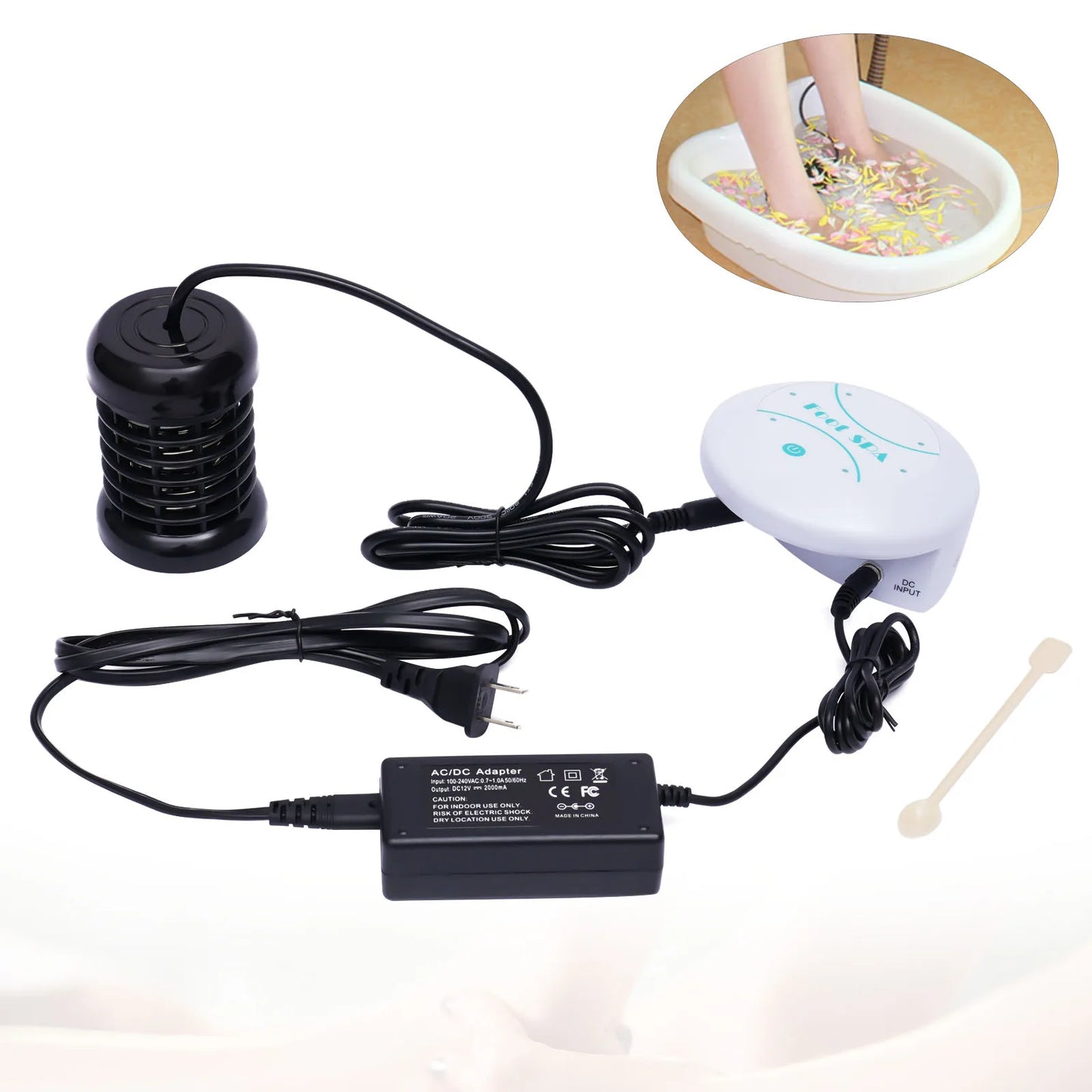 Ionic Detox Foot Bath Spa Machine Portable Salon Ion Aqua Foot Bath Cleanse Hine Beauty Kit