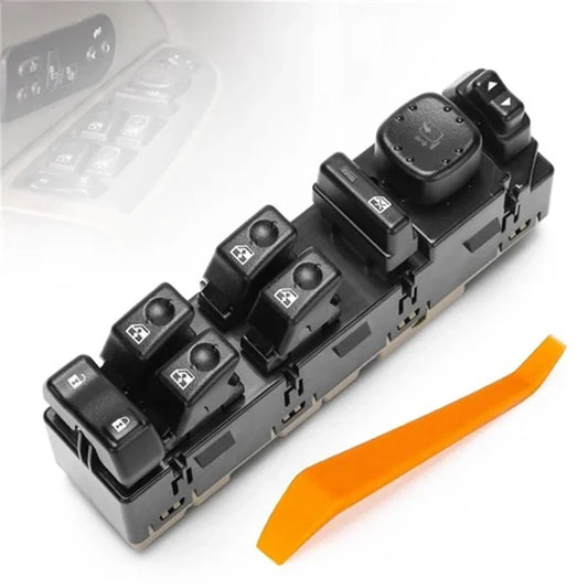 Electric Car Power Window Switch Front Left Driver Side Replacement for GMCSierra 2003-2007 Replaces 15883323