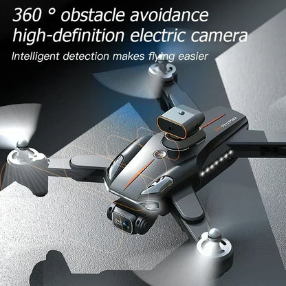 NEW P11 Max RC Drones 8K Professional HD Dual Camera Wifi Four-way Intelligent Obstacle Avoidance Foldable Quadcopter Toys Gifts