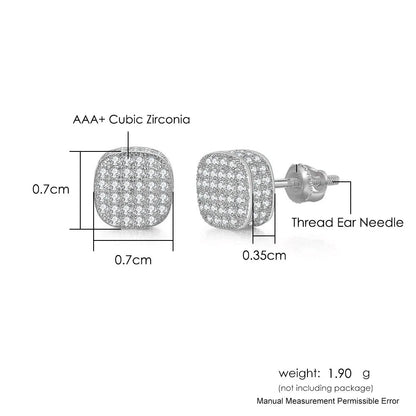 Hip-hop Ice Studded Earring for Men