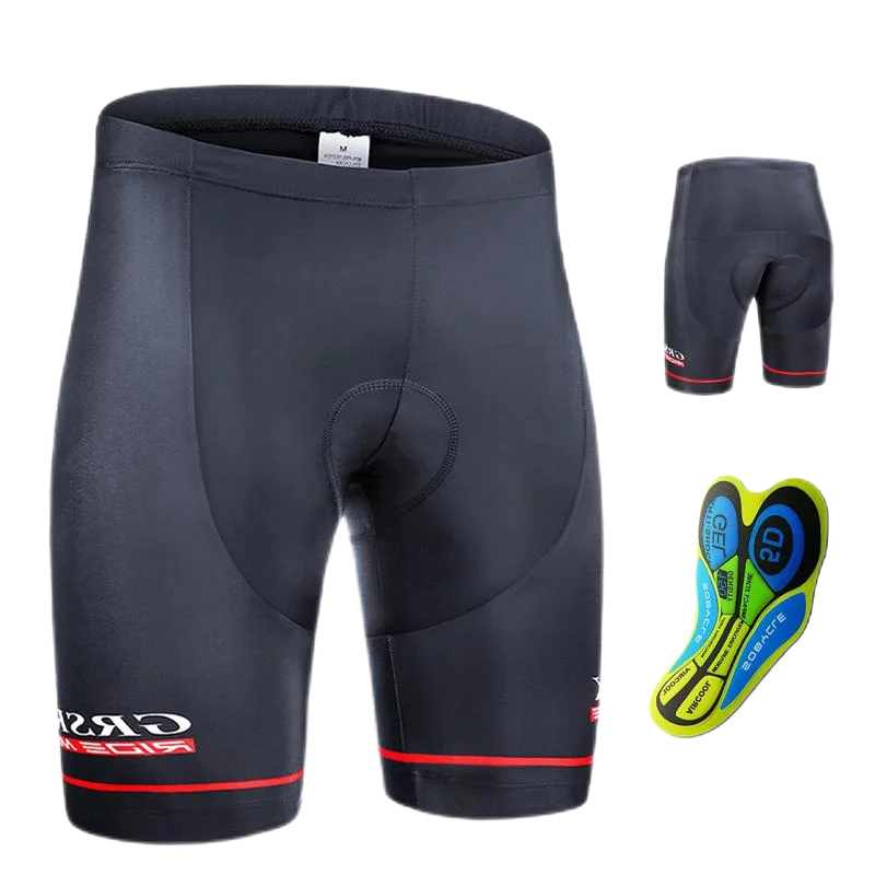 X-TIGER Men Cycling Shorts with Back Pocket 5D Gel Padded Bike Shorts for Men Mountain Road Biking Riding Half Pants Tights