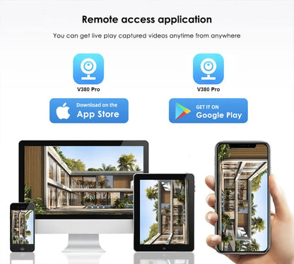 Wifi Solar Security Camera 360 PTZ Outdoor 12MP V380 Pro Cctv Dual Lens House Surveillance Cameras Smart Home Camarade Seguridad