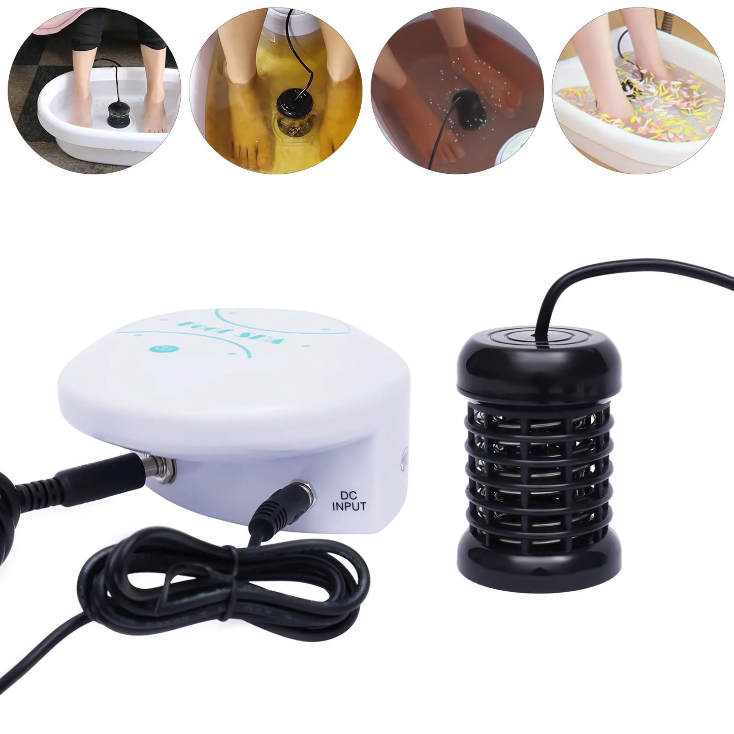 Ionic Detox Foot Bath Spa Machine Portable Salon Ion Aqua Foot Bath Cleanse Hine Beauty Kit