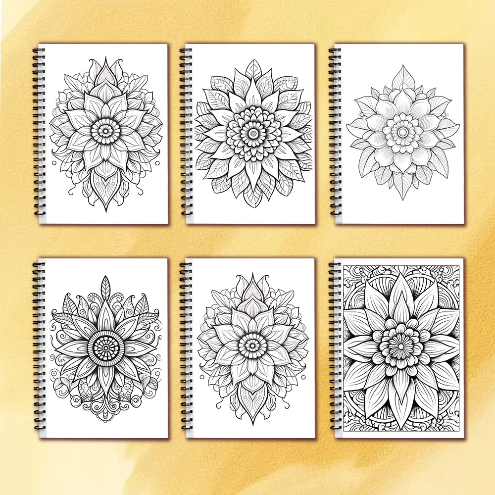 Spiral Coloring book -30 Sheets adult coloring book, 11.3 x 8.3 inches, 100g thick paper, drawing book, homecoming holiday gift