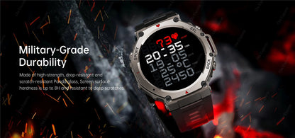 T-Rex 3 GPS Smart Watch 10ATM Waterproof Built-in Dual-band GNSS Compass Military Sport Smartwatch Men 2025 New For Xiaomi Ultra