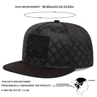 Unisex Letter Embroidery Hip-Hop Hats Spring and Autumn Outdoor Adjustable Casual Baseball Caps Sunscreen Hat